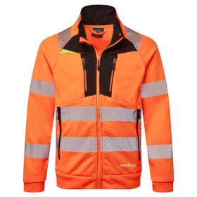 Portwest DX4 Hi-Vis cipzáras pulóver