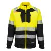 Portwest DX4 Hi-Vis Class 1 funnel nyakú cipzáras pulóver