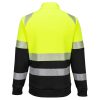 Portwest DX4 Hi-Vis Class 1 funnel nyakú cipzáras pulóver