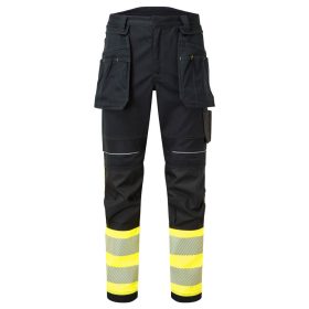 Portwest PW3 Hi Vis Class 1 lengőzsebes lángálló nadrág