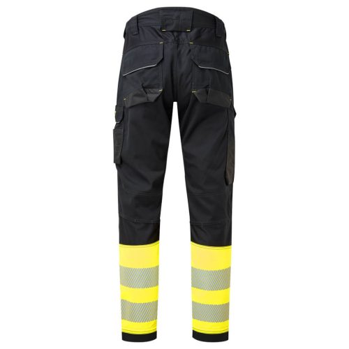 Portwest PW3 Hi Vis Class 1 lengőzsebes lángálló nadrág