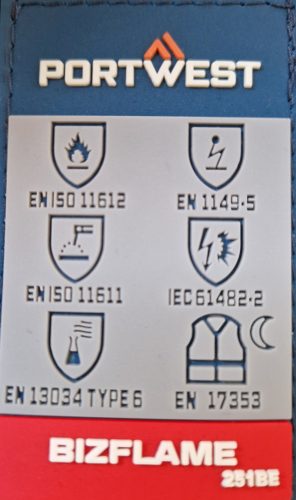 Portwest Bizflame Work+ lángálló kabát
