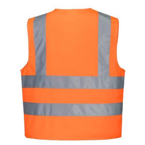 Portwest Jól láthatósági két csíkos mellény, gyerekek részére