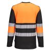 Portwest PW3 Hi-Vis Class 1 póló L/S