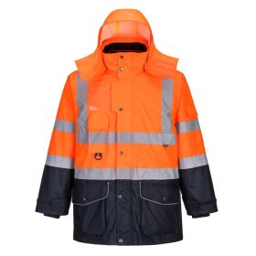   Portwest Jól láthatósági 7 az 1-ben kontraszt Traffic kabát