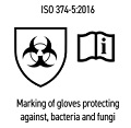 EN ISO 374-5:2016 A mikroorganizmusok kockázataira vonatkozó  terminológiai és teljesítmény követelmények