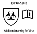 EN ISO 374-5:2016 A mikroorganizmusok kockázataira vonatkozó  terminológiai és teljesítmény követelmények